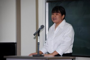 紀の川市の児童発達支援センターに勤務する横山瞳さん