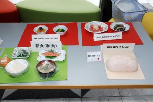 管理栄養士さんによる食事のバランスチェック