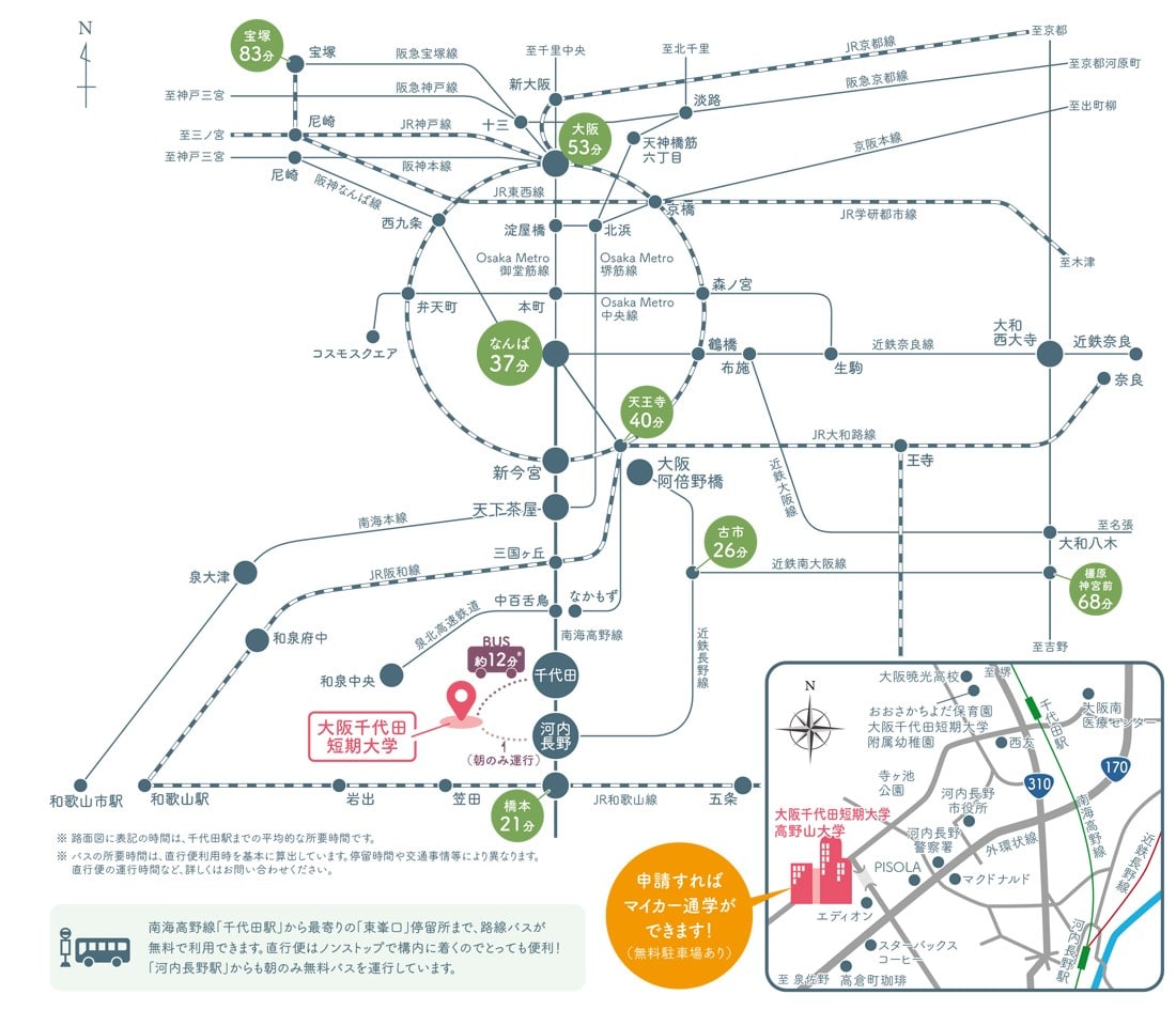 電車の路線図