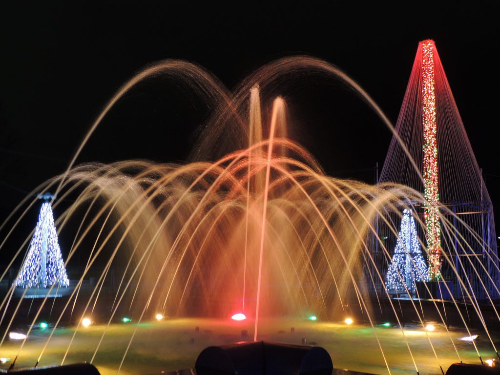 寺ヶ池公園のイルミネーション