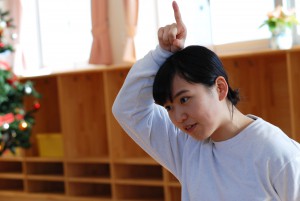 幼児教育科1回生、「ただ今、保育実習中」